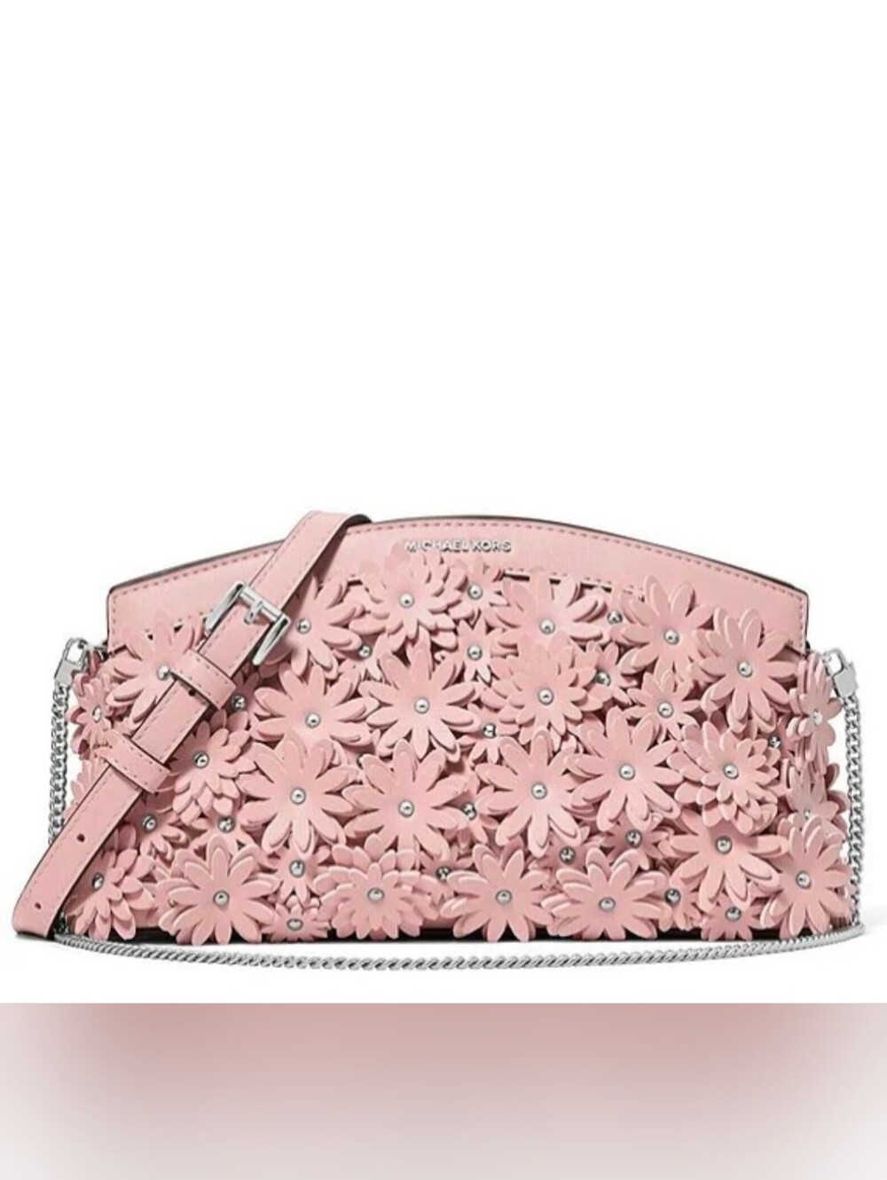 Michael Kors Athena Small Dome Floral Clutch Crossbody Bag